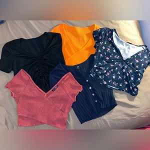 5 Set of Cute Tops